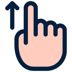 Swipe Up Icon