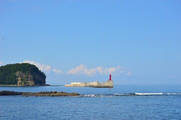 北海道知床半島北側の海