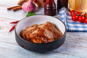 Indian chicken thights tikka massala