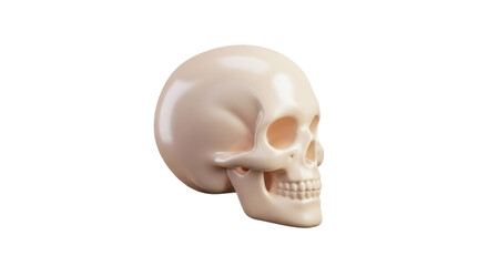 Realistic human skull 3D model