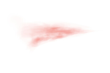 Fototapeta premium Transparent Red Cloud Effect with Soft Mist and Vapor Texture