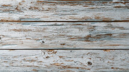 Fototapeta premium an old wooden wall with peeling paint revealing the wood beneath. the wall is made up of horizontal planks, each showing signs of wear and tear