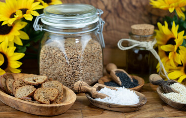 vegane Brotchips aus natürlichen Zutaten 
