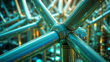 Wind Turbines Generating Renewable Energy &ndash; Sustainable Power Concept