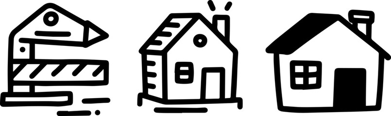 Vector outlined icon png set on transparent background