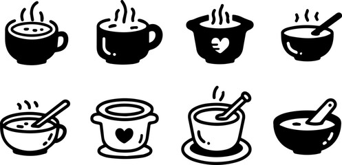 Vector outlined icon png set on transparent background