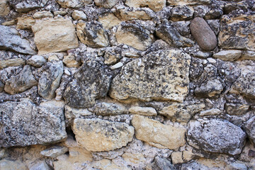 Medieval Masonry, City Wall of Verona, Italy
