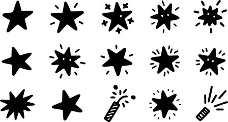 Vector icon set for set web on transparent background