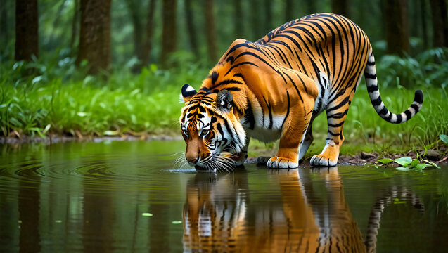 Monarch butterfly feeding on purple coneflower in a sunny garden - Powered by Adobe