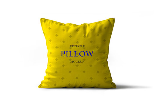 Editable Pillow Cover Mockup
