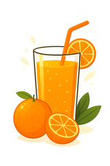 glass of orange juice