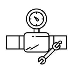 Water Pressure Free Icon