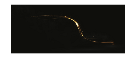 Twirl, curve, line, yellow, light PNG design. This PNG Overlay with transparent background presents a golden curved rope effect, adding sparkle and elegance to festive, luxury, and abstract creative p