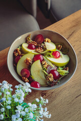 fruit salad in a large serving