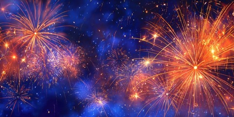 The Spectacular Fireworks Display Lighting Up the Night Sky