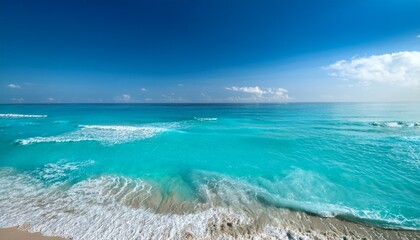 calm turquoise waters with gentle surf