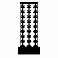 Vertical Garden Wall Vector Design