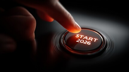 startbutton, button, start, 2025, 2026, silövbester, jahresende, neuhjahr, neustart, startknopf, button, start, 3d, rot, business, drängen, auffassung, auto, helfen, drücken, haltestelle, ruten, symbo
