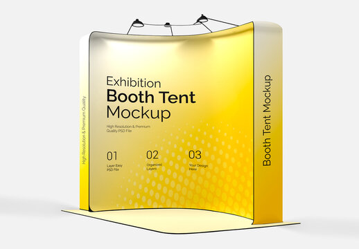 Exhibition Booth Tent Mockup