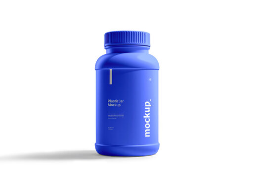 Plastic Jar Mockup