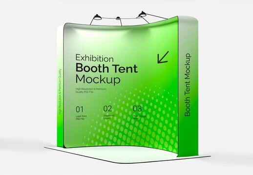 Exhibition Booth Tent Mockup