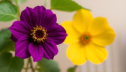 Mustard Seed Yellow DAA and Mulberry Purple CDB