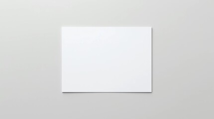 Fototapeta premium White vertical paper sheet Mockup, letter or invitation
