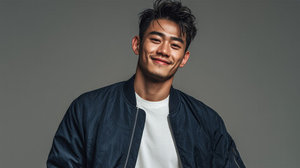 Fototapeta premium 男性がクールに決めるヤングアダルト