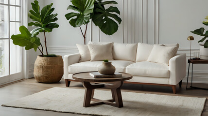 green living room, modern living room with green sofa, modern interior design, modern living room