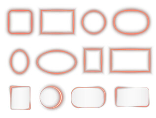Neon, curve, light, colours, abstract PNG frames. This PNG Overlay on transparent background offers glowing red circles, bright rings, and modern light shapes perfect for tech, space.