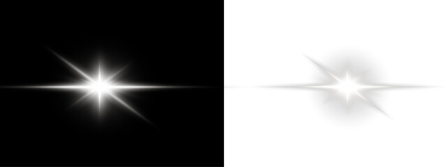 Star, white, sparkle, light, white spark in PNG with glow and shine. This PNG Overlay on transparent background adds magic stardust, white flare, and bright cosmic sparkle for festive designs © Виктория Проскурина
