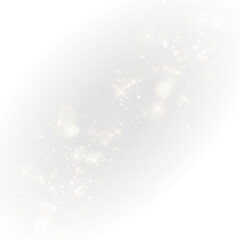 Light, gold, christmas, dust, effect in PNG with luxury glow. This PNG Overlay on transparent background creates festive sparkle for new year, holiday, and elegant celebration projects.