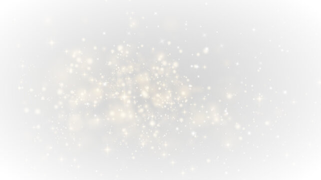 Gold, sparkle, dust, light, magic in PNG with glowing particles. This PNG Overlay on transparent background adds a festive, luxury, and elegant touch for bright celebration design
