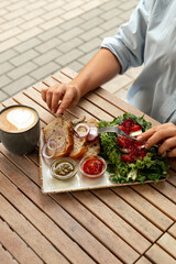 Cozy Brunch with Caprese Salad