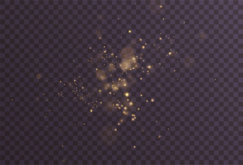 Bokeh, light, gold, background, blur in PNG create a warm festive effect. This PNG Overlay with transparent glow suits christmas, holiday, and luxury glamour decoration designs.