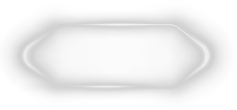 Glow, light, neon, frame, rectangle in give a futuristic clean look. This Overlay with transparent border works perfectly for posters, banners, and graphic design templates