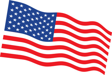 Fototapeta premium american flag vector illustration