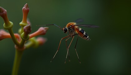 Irritated Annoyed and bothered like a mosquito buzzing in your e