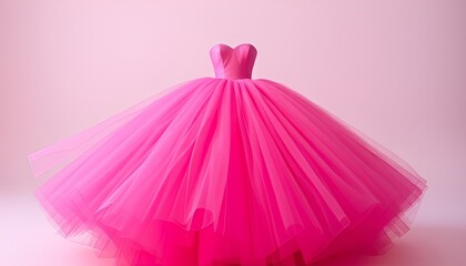 Modern Tulle Ballgown Playful take on a classic ballgown with a