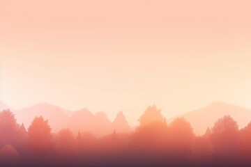 sunrise in the mountains
