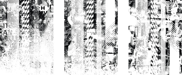 Glitch distorted geometric shape . Noise destroyed logo . Trendy cyber punk poster . Glitched frame .Grunge textured . Distressed effect .Vector shapes with a halftone dots screen print texture.