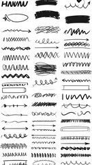 Hand drawn design elements