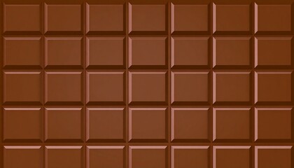 Naklejka premium Dark Chocolate Bar Pattern