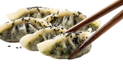 Tibetian dumplings Momo with chicken, meat or vegetables