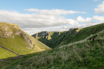 Views from the Peak District National Part, England