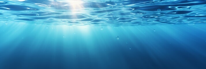 Obraz premium Blue sea background