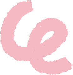 Pink abstract art brush vector