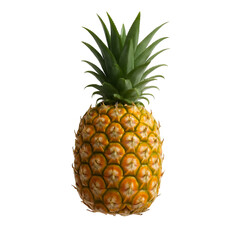 Fototapeta premium Fresh Pineapple Isolated on White Background