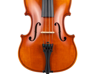  Classic Brown Violin Front View PNG