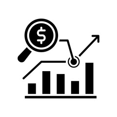 Financial Forecasting glyph icon